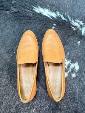Madewell Tan Leather Penny Loafers